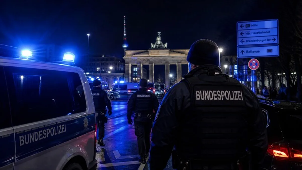 Bundespolizei Einsatz Nacht Blaulicht
