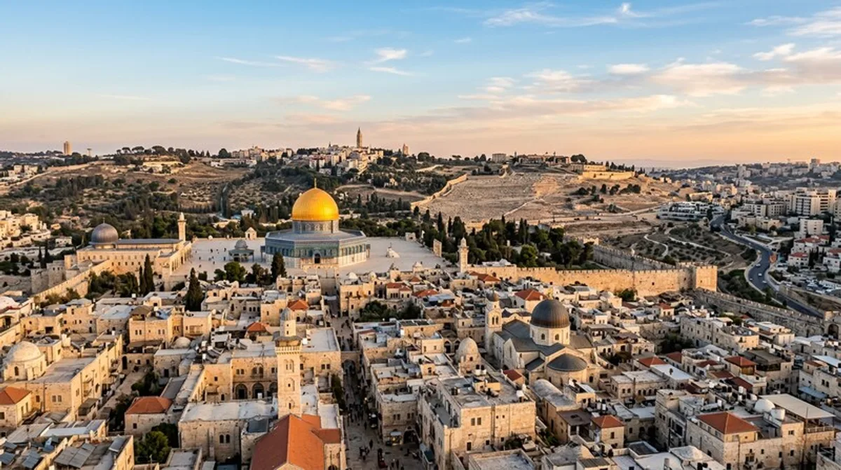Jerusalem Felsendom Kuppel Panorama