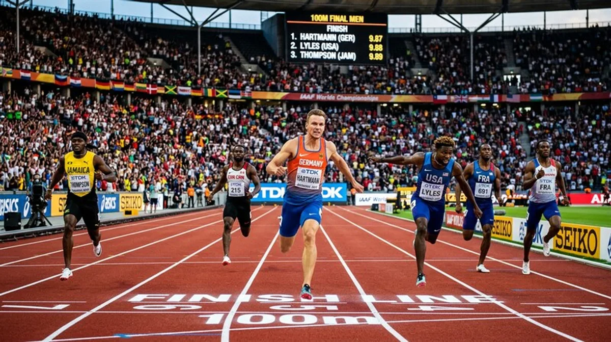 Leichtathletik: Owen Ansah verbessert deutschen 100-Meter-Rekord auf 9,98 Sekunden