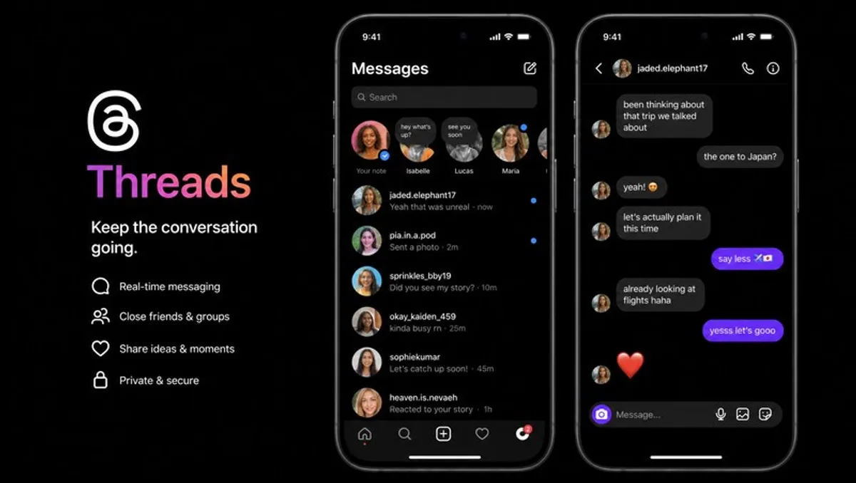 Threads erweitert Messaging-Funktion auf Web-Version