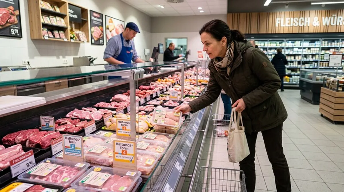 Fleisch Konsum Rueckgang Statistik