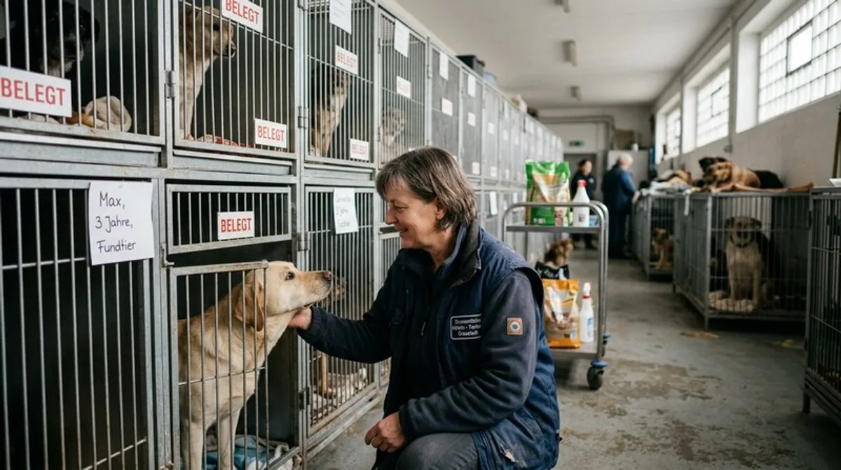 Tierheim Hund Hunde Kaefig Pfleger Betreuung Adoption Zennews24