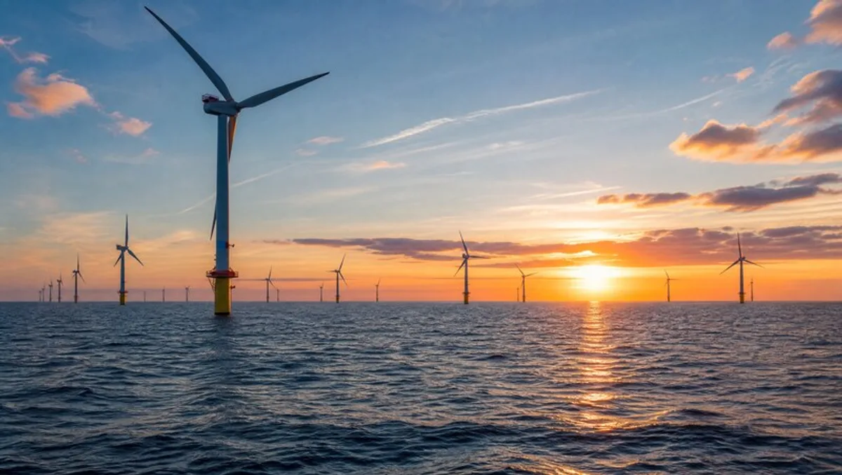 Windpark Offshore Nordsee Windkraftanlagen Meer Horizont