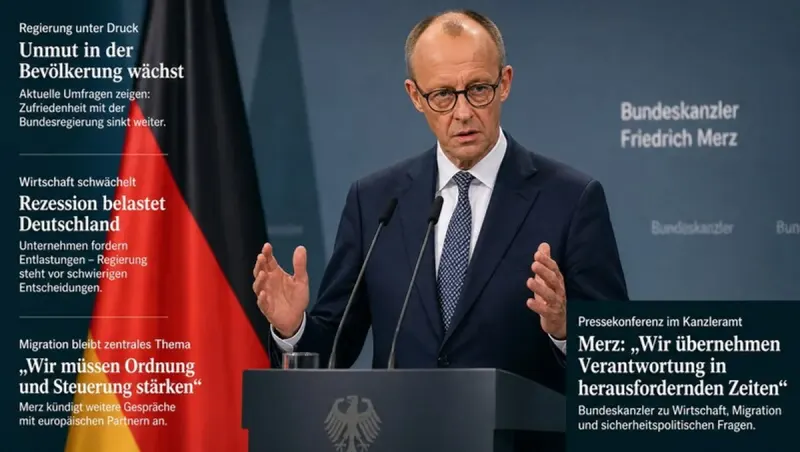 Merz nach einem Jahr unter Druck: Kanzleramt verliert an